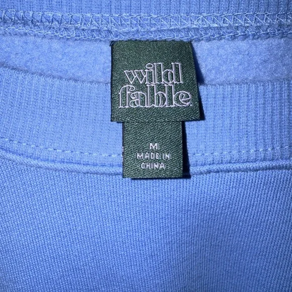 Wild Fable Sky Blue Crewneck Sweatshirt - Picture 5 of 5